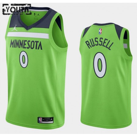 Maillot Basket Minnesota Timberwolves D Angelo Russell 0 2020-21 Jordan Brand Statement Edition Swingman - Enfant